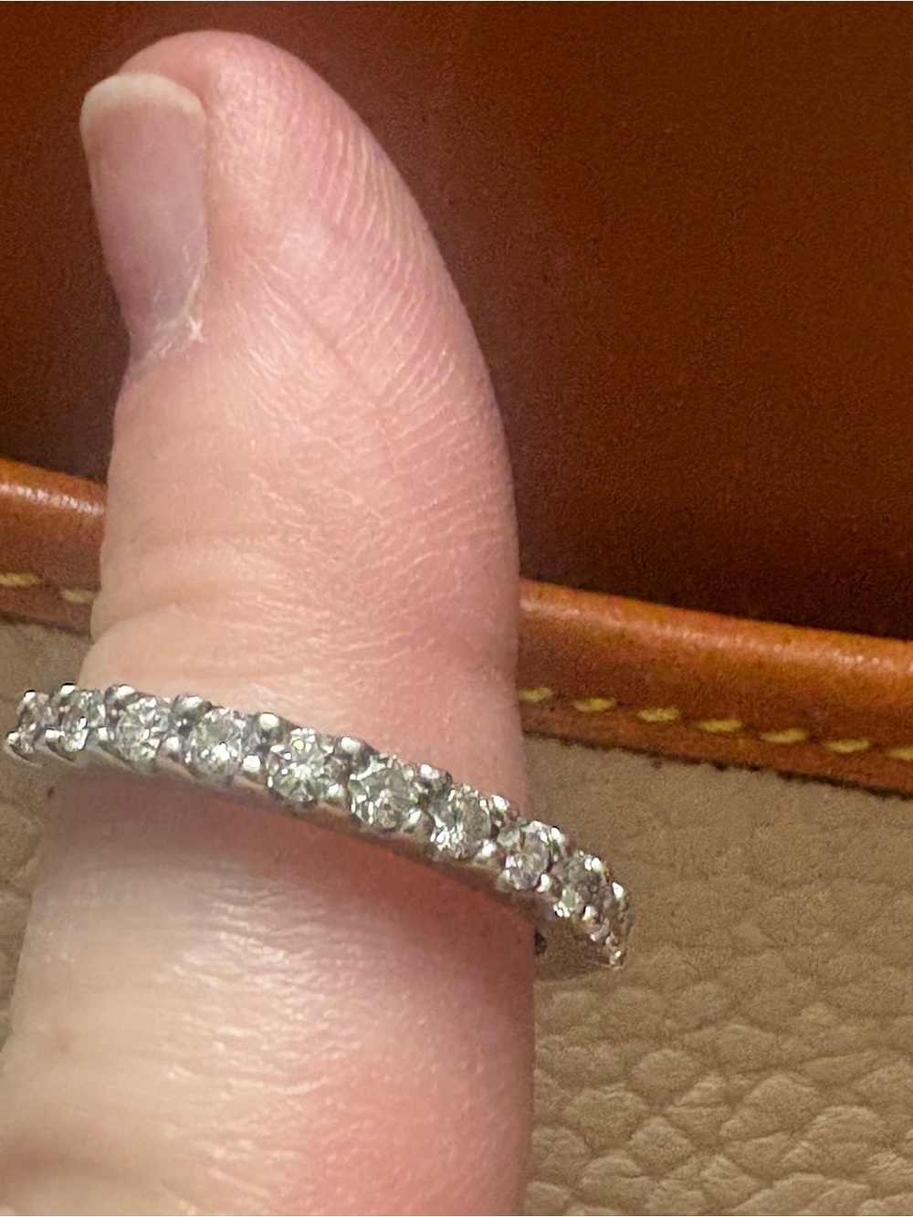 Macy's Silver half carat lab grown diamond stones